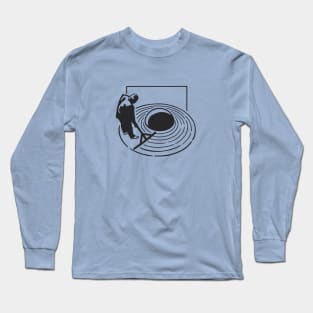 Japanese traditional stone garden. Stilized minimalist design Long Sleeve T-Shirt